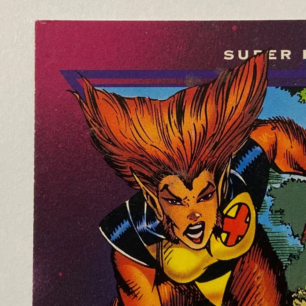 Vintage Marvel '92 Wolfsbane Impel Super Heroes Series Trading Card #29